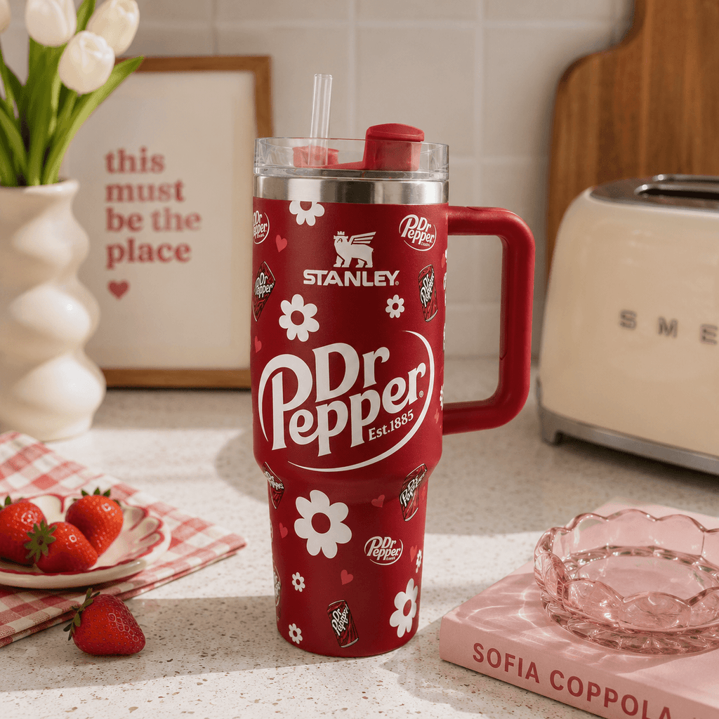 Stanley Dr Pepper 40oz Insulated Tumbler with Handle