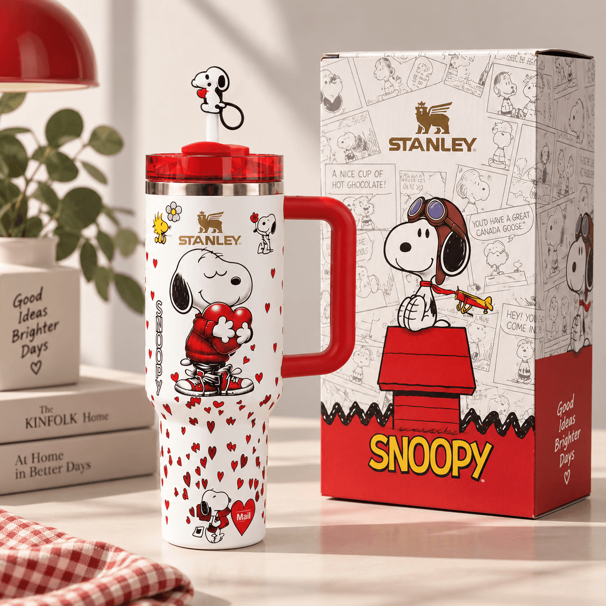 Snoopy Love Letter Tumbler Gift Set