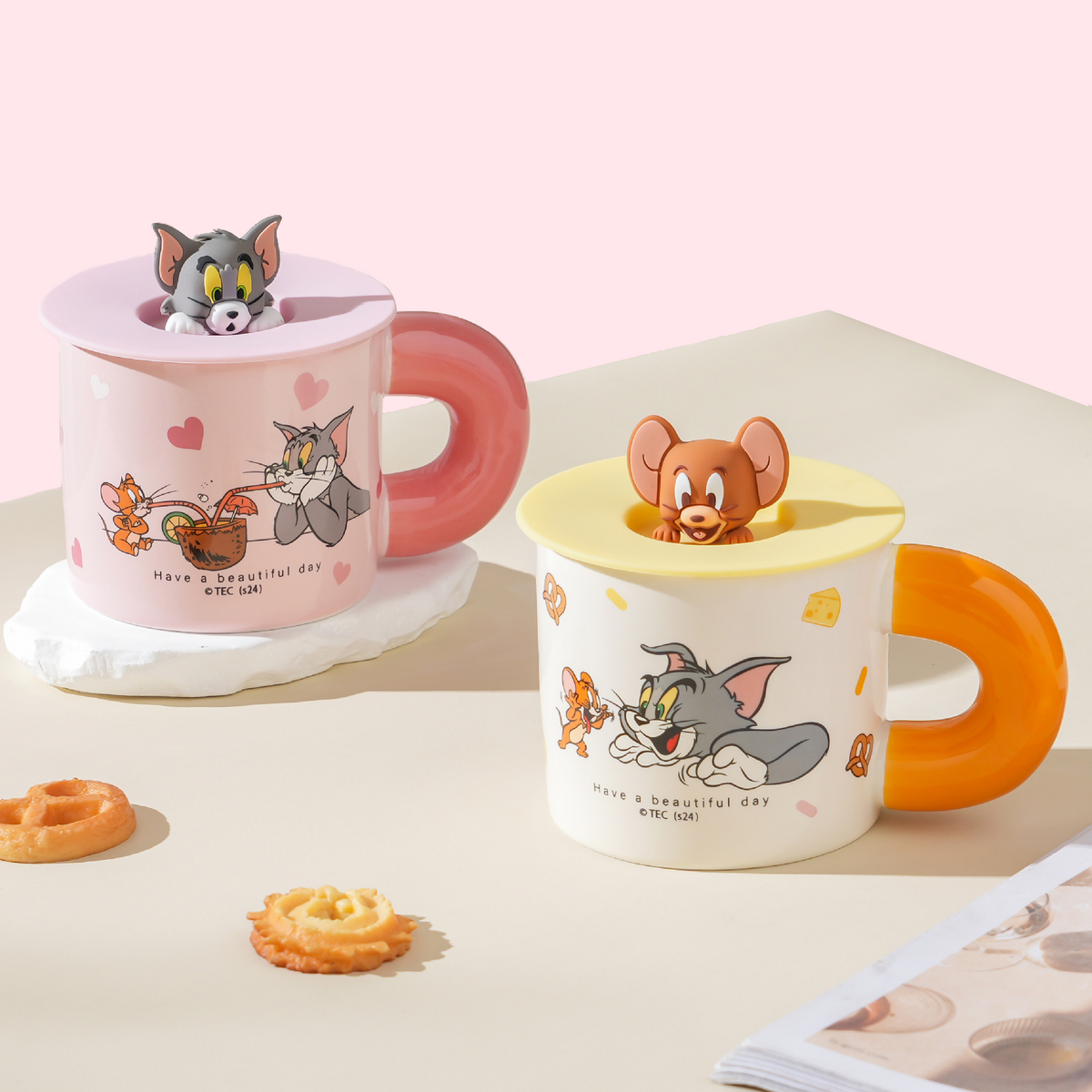 Tom & Jerry Love & Laughs Mug