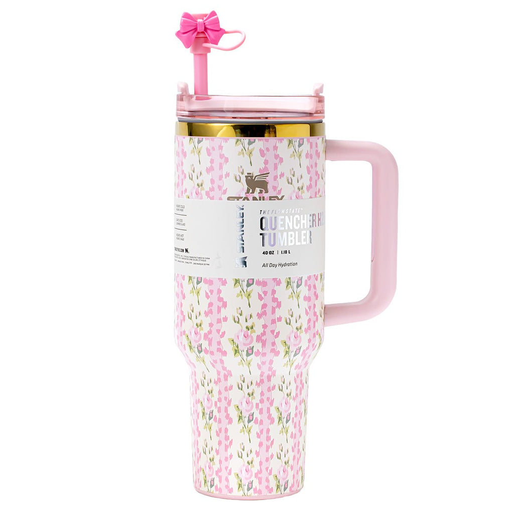 Stanley x LoveShackFancy Large Capacity Insulated Tumbler with Straw